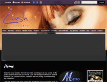 Tablet Screenshot of lushhair.co